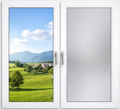 Blendschutzfolien Silber Frost